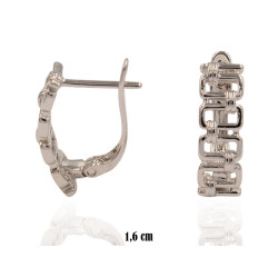 Kolczyki Xuping rodowane - MF40349